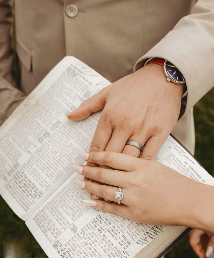 Couple reading bible