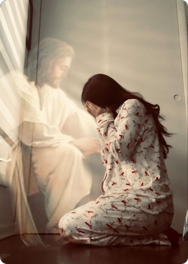 Woman praying